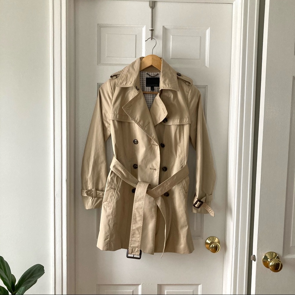 Banana Republic Water Resistant Trench Coat